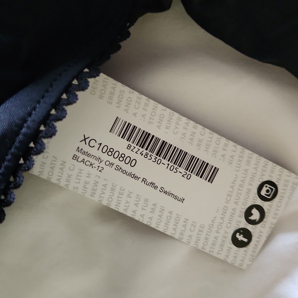 NEW Boohoo Maternity Ruffle Swimsuit - Picture 5 of 6